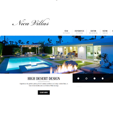 Luxury vacation rental Web Design