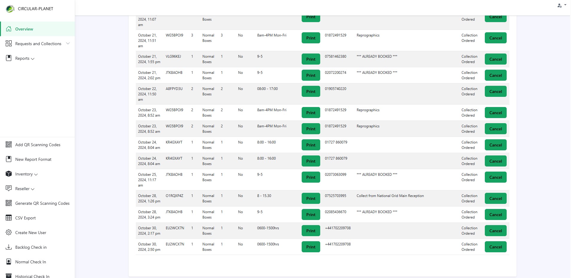 Collection System